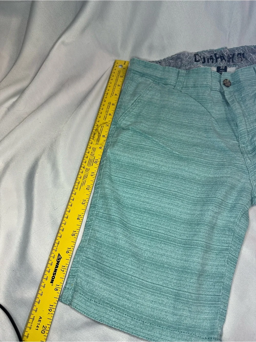 Company 81 Men's Teal Shorts size 32 Waist‎